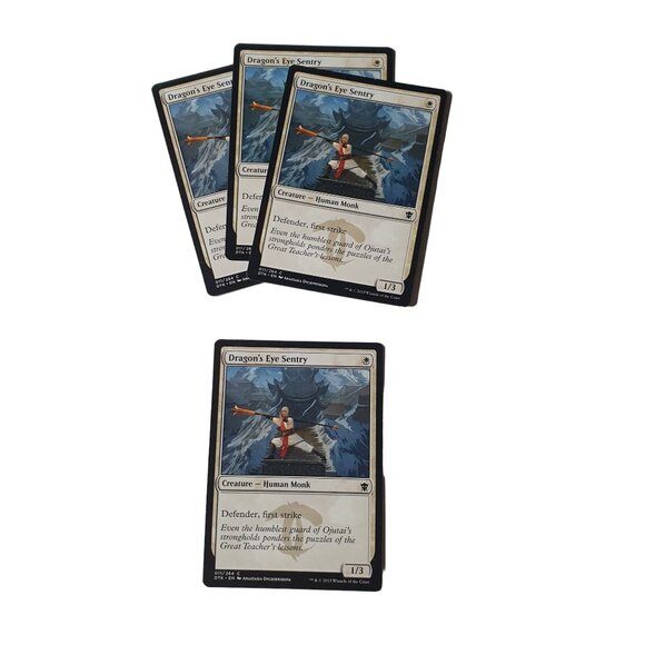 Magic The Gathering Drangons Eye Sentry Creature Human Monk 11/264 Anastasia - Picture 1 of 3